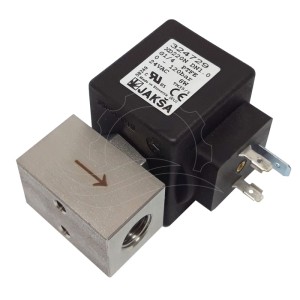 Jakša XD220N solenoidový ventil 0-120bar G1/4'' PTFE 24V AC (324729)