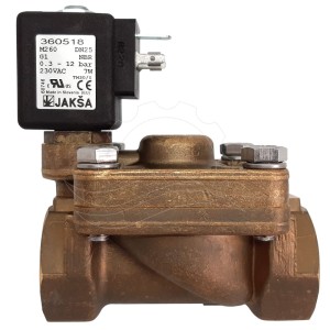 Jakša M260 solenoidový ventil 0,3-12bar G1'' NBR 230V AC (360518)