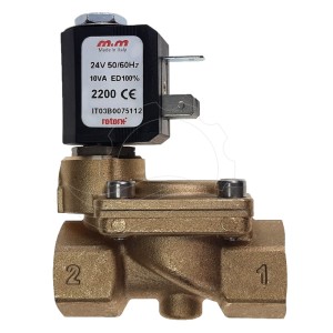 Solenoidový ventil M&M B205DBZ 0,3-16bar G1/2'' NBR 24V AC