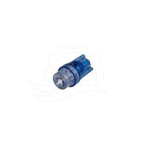 Žárovka T10 24V modrá LED