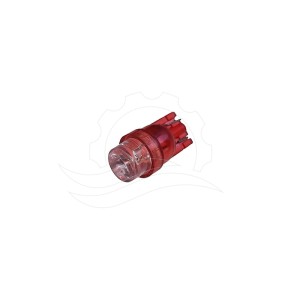 Žárovka T10 24V červená LED