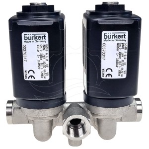 Elektromagnetický ventil Bürkert 6240 1-160bar G3/8'' DF VA 24V AC/DC