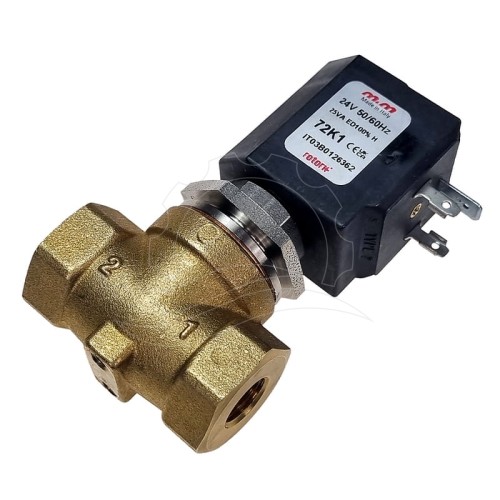 Elektrozawór M&amp;M  D634DTT1 0,3-140bar G1/4'' PTFE 24V AC