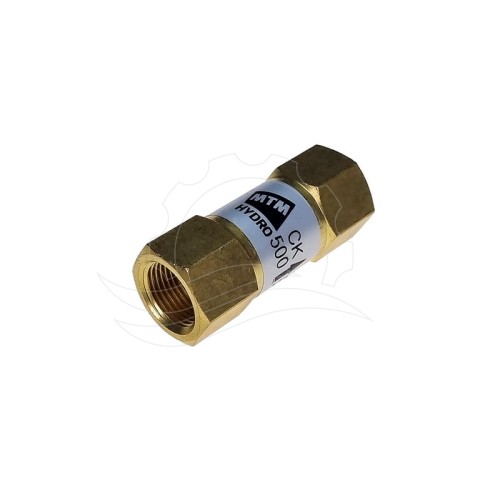 Zawór zwrotny MTM G3/8''F-G3/8''F mosiądz