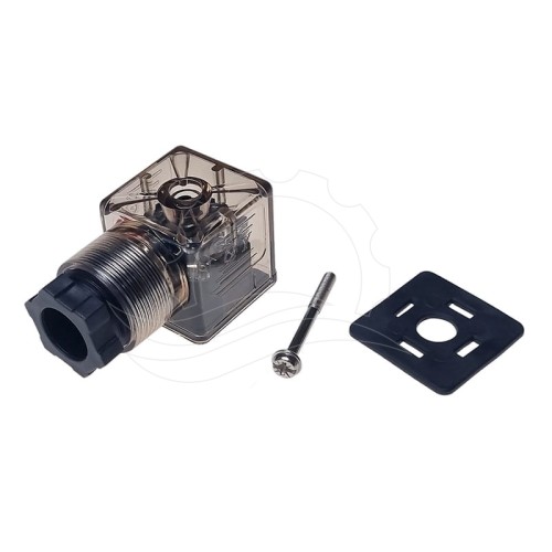 Wtyczka elektrozaworu 24V typ A podświetlana – część do myjni bezdotykowej