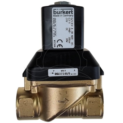 Elektrozawór Bürkert 6213 0–10 bar DN20 G3/4 cala NBR MS 24V DC – część do myjni bezdotykowej