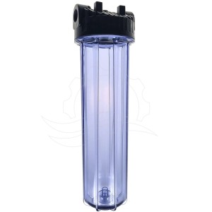 Průhledné pouzdro vodního filtru Big Blue 20" (připojení G1")