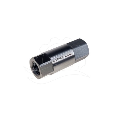 Zawór zwrotny Kothar G1/4''F-G1/4''F inox (100 032 900)