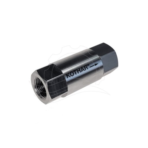 Zawór zwrotny Kothar G3/8''F-G3/8''F inox (100 032 910)